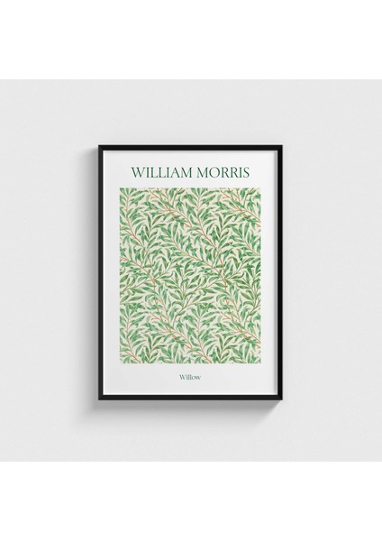 William Morris - Willow Çerçeveli Tablo Ev Oda Duvar Dekorasyonu