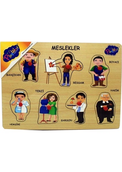 163/164/165 Ahşap Tutmalı Meslekler modelleri