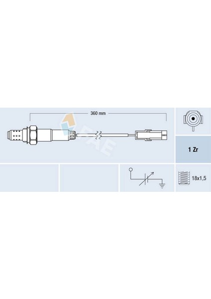 Xmpdby Oksijen Sensörü Astra F-Corsa B-Tigra-Vectra A-B- 1.4-1.6-Accent 1.3i-1.5 I 12V