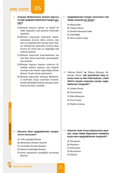 2026 KPSS Vatandaşlık Soru Bankası- Vatandaşlık Video Ders Notlar- Vatandaşlık 21 Branş Deneme 3 Lü Set fırsatları