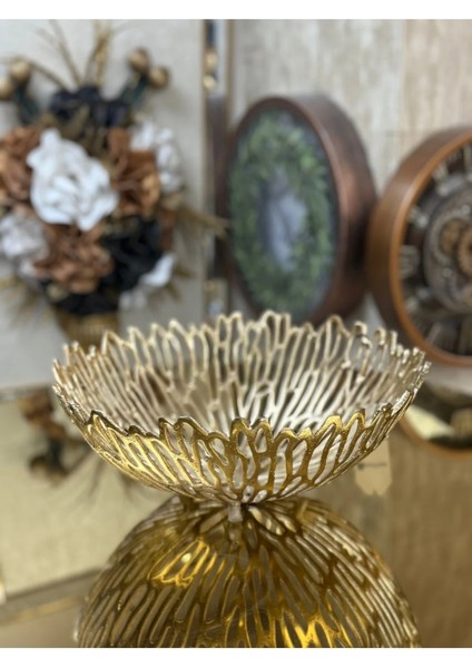 Pirinç Gold Dekoratif Gondol 40 cm En