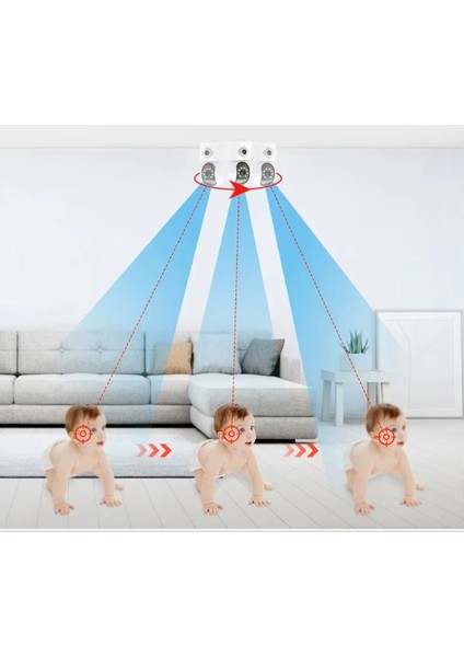 Buğz Çift Lensli Iç Mekan Wi-Fi Kamera fiyatları