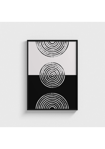 Parallel 2 Çerçeveli Tablo Ev Oda Duvar Dekorasyonu