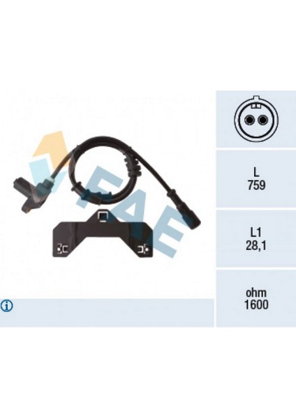 Xmpdby Abs Devir Sensörü Ön Opel Vectra B 96-02