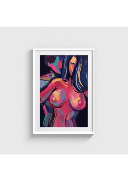 Valentine V1 Çerçeveli Tablo Ev Oda Duvar Dekorasyonu