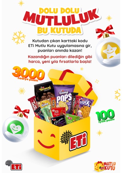 Mutlu Kutu Yılbaşı Atıştırmalık Paketi