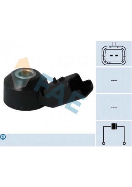 Xmpdby Vuruntu Sensörü Combo E-Corsa F 19- Crossland-Grandland 17- 206-207-208-301-307-308-406-407-508-2008 -3008-5008-PARTNER-BERLINGO-C-ELYSEE-C1-C3-C4-C5-DS3 1.2 Puretech-1.4-1.6-1.8-2.0 16V Vti