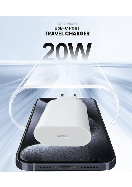 Iphone Uyumlu 20W Usb-C Güç Adaptörü