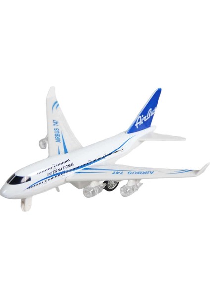 Metal Çekbırak Işıklı Sesli Yolcu Uçağı