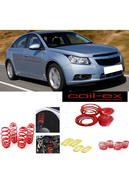 Chevrolet Cruze 2008.2016 Coil-Ex 4.5 cm Spor Yay