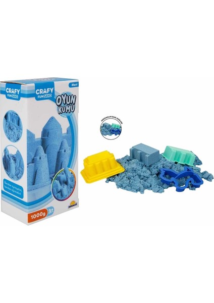 Buğz Crafy Mavi Kinetik Kum 1000 G fiyatları