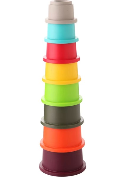 Eğitici Yuvarlak Renkli Kaplar