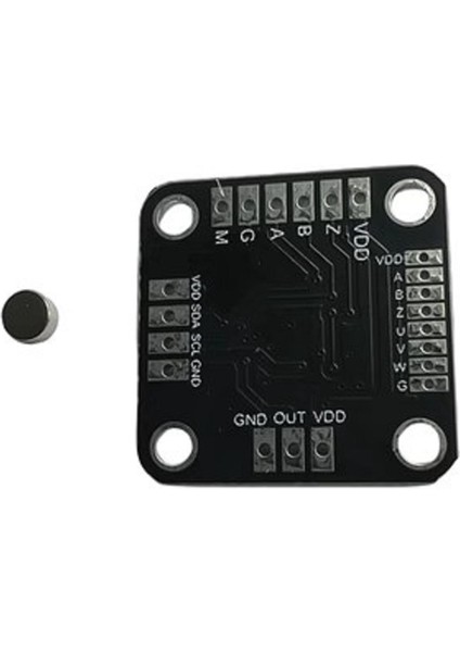 MT6701QT Manyetik Kodlayıcı Manyetik Indüksiyon Açısı Ölçüm Modülü 4 Iletişim Arayüzü AS5600&#39 Ü Değiştirin (Yurt Dışından) modelleri