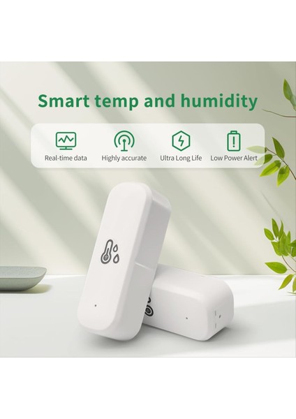 Akıllı Ev Zigbee Sıcaklık ve Nem Uzaktan Kumanda Smartlife Alexa Google Asistan ile Çalışır (Yurt Dışından) fırsatları