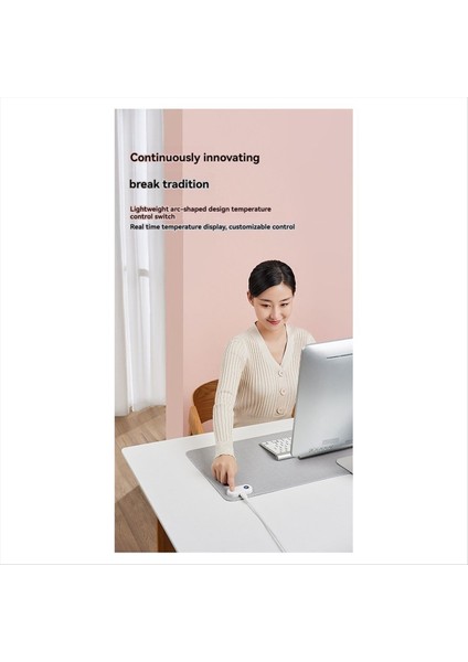 Isı Mat 80X33CM Sıcaklık Isıtma El Sıcak Pad Su Geçirmez Büyük El Isınma Masası Kış Hediyesi Siyah Eu Fiş (Yurt Dışından) modelleri