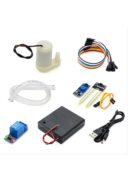 1set Otomatik Sulama Dıy Kiti Su Pompası Toprak Nem Algılama Bahçesi Damla Sulama Sulama Sulama Sistemi (Yurt Dışından)