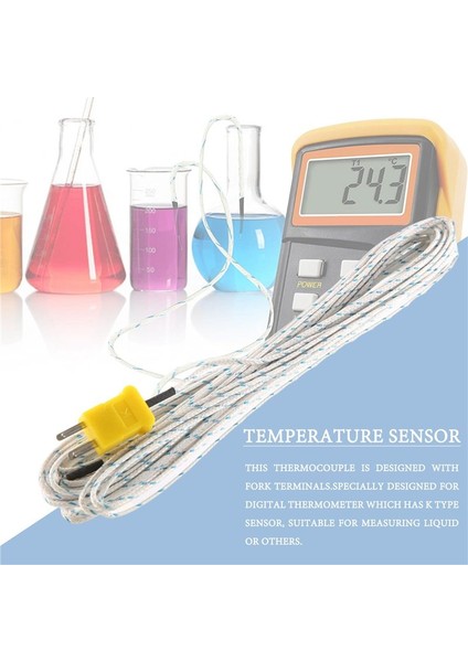 -50-250 Celsius K Tip 10M Kablo Sıcaklık Sensörü Termokupl Prob (Yurt Dışından) indirimleri