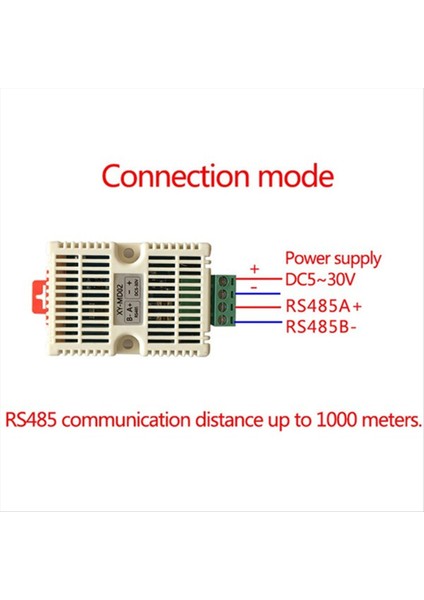 XY-MD02 Sıcaklık Nem Verici Algılama Modülü Modbus SHT40 Sıcaklık RS485 Sinyal Analog (Yurt Dışından) modelleri