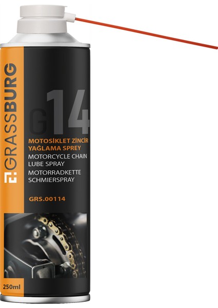Motorsiklet Zincir Yağlama Spreyi 500 ml