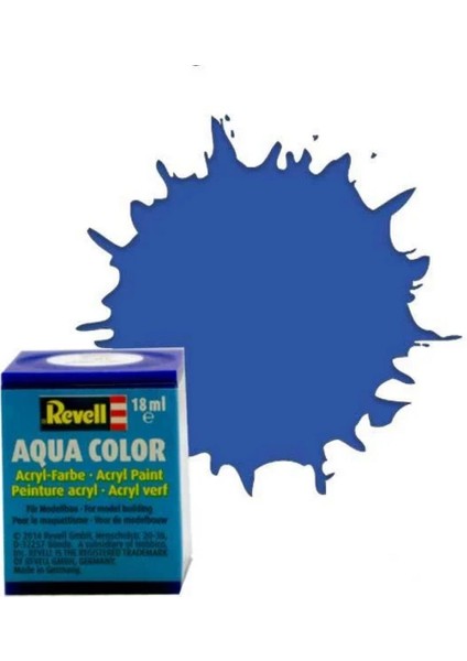 Aqua Color Blue - Mat Boya- 18 ml