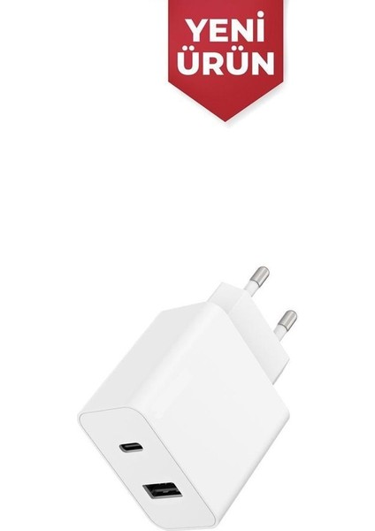 30W USB C Output 18W USB Output Güç Adaptörü