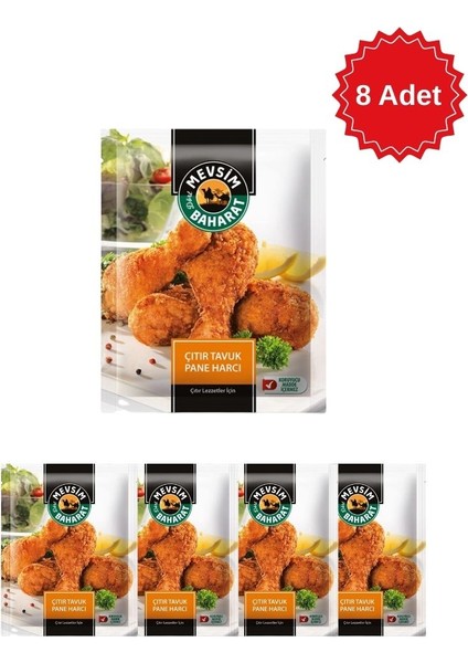 Çıtır Pane Harcı 90 gr - Tavuk Balık ve Şinitzel Için Altın Kaplama