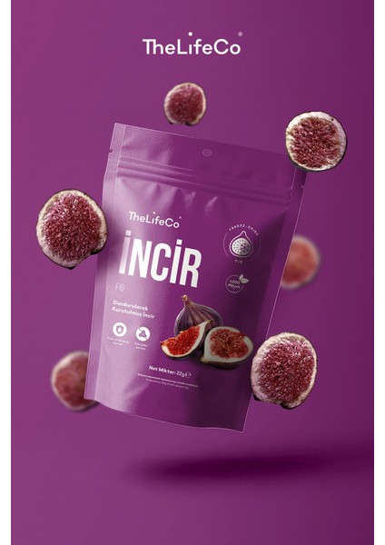 Freeze Dried - Dondurularak Kurutulmuş Incir 22 G fiyatları