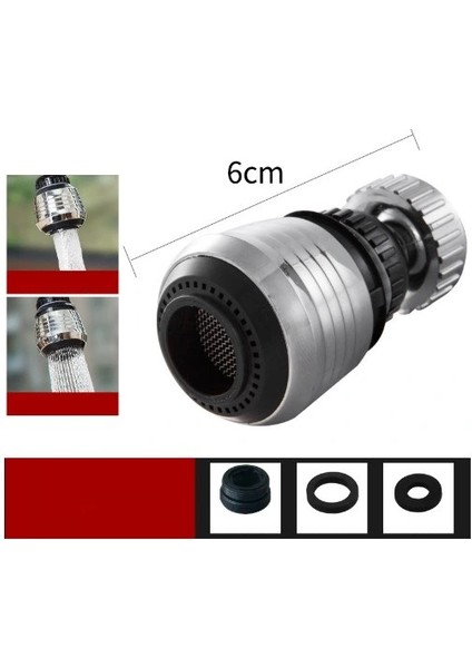 Buğz Su Tasarruflu 2 Modlu Musluk Başlığı Kısa