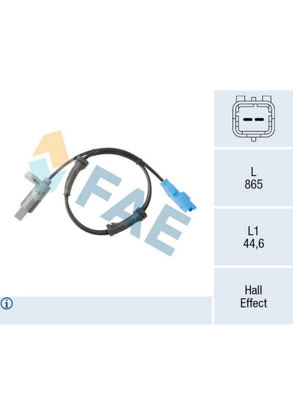 Xmpdby Abs Devir Sensörü Arka Peugeot P206 09/02-03/07