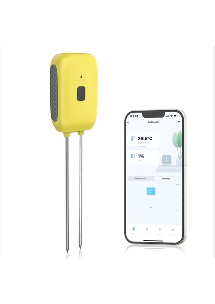 Taya Smart Bluetooth Toprak Test Cihazı Sıcaklık Nem Metre Su Geçirmez Termohigrometre Otomasyon Sulama Dedektörü (Yurt Dışından) fiyatları