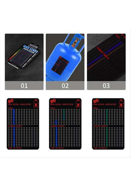 2pcs Pratik Propan Yakıt Gaz Deposu Seviye Göstergesi Manyetik Gösterge Karavan Şişesi Sıcaklık Ölçüm Çubuğu (Yurt Dışından) indirimleri
