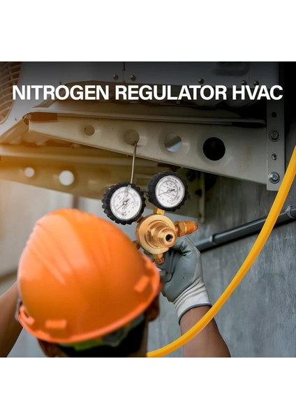 0-600 Psi Dağıtım Basıncı Hortum CGA580 Giriş Bağlantısı ve 1/4in Erkek Parlama Çıkış Bağlantısı ile Azot Regülatörü (Yurt Dışından) fırsatları