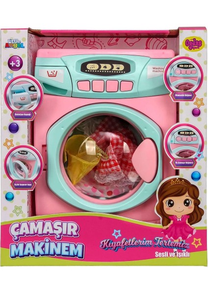 Pilli Büyük Boy Çamaşır Makinesi 02608