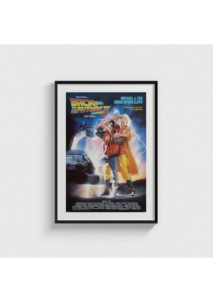 Back To The Future Iı (1989) Çerçeveli Tablo Ev Oda Duvar Dekorasyonu