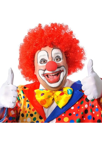 Buğz Kırmızı Renk Sünger Palyaço Burnu Takma Burun 10 Adet