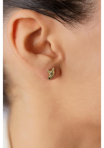 14 Ayar Altın Ceylan Küpe modelleri