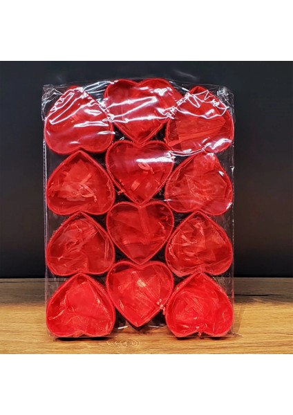 Kırmızı Kalpli Tül Kese fırsatları