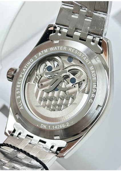 Orijinal 2 Yıl Garantili Su Geçirmez Metal Kordon Otomatik Erkek Kol Saati ILK14266F2 modelleri