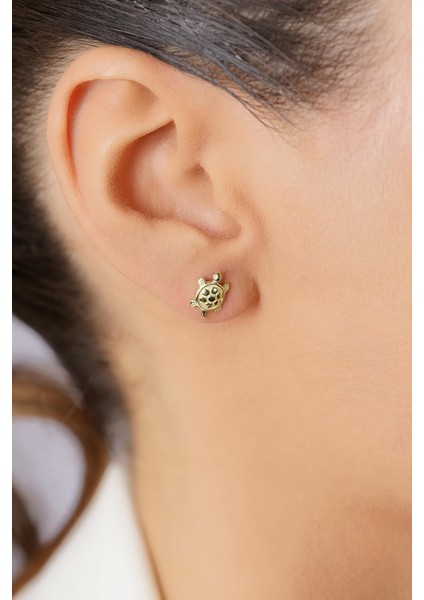 14 Ayar Altın Kaplumbağa Küpe fiyatları