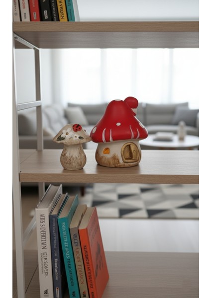 Mantar Ev Seti 2'li, Ev Dekorasyon, Biblo, Obje, fiyatları