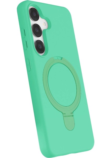 Samsung Galaxy S25 Regal Magsafe Standlı Kapak - Yeşil fiyatları