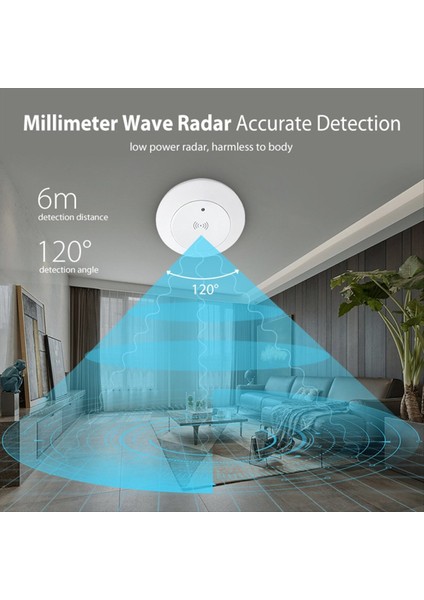 Insan Varlık Işık Anahtarı Bluetooth Millimetre Dalga Varlık Akıllı Hareket Işık Anahtarı A (Yurt Dışından) fırsatları