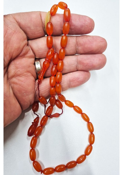 11X17MM Buğulu Hamur Zar Kehribar Tesbih fiyatları