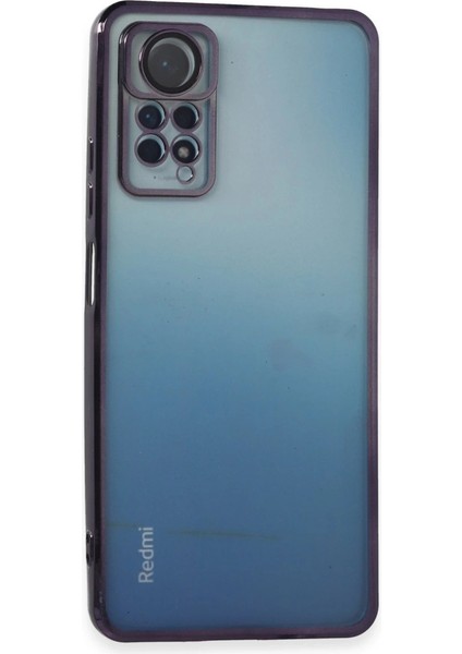 Xiaomi Redmi Note 11 Pro Kılıf Razer Lensli Silikon - Mor