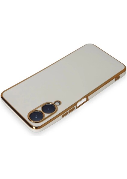 Vivo Y17S Kılıf Volet Silikon - Beyaz modelleri