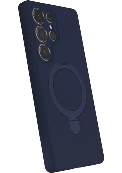 Samsung Galaxy S25 Ultra Regal Magsafe Standlı Kapak - Lacivert fiyatları