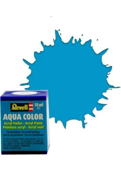 Aqua Color Light Blue - Gloss Boya- 18 ml