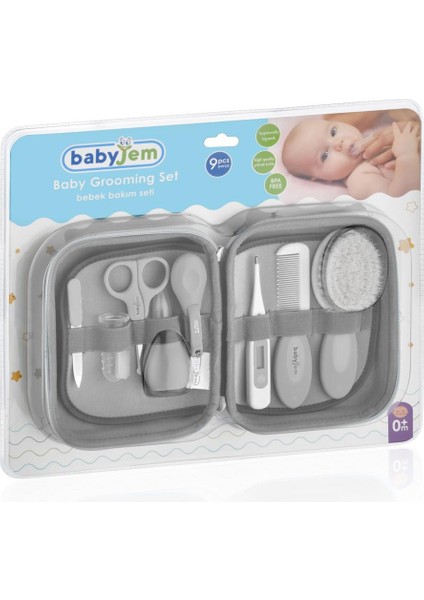 Bebek Bakım Seti 9 Parça 363 Gri fiyatları