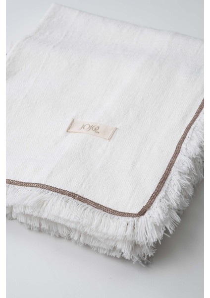 Odin Throw Koltuk Şalı Tv Battaniyesi 130X170 Krem