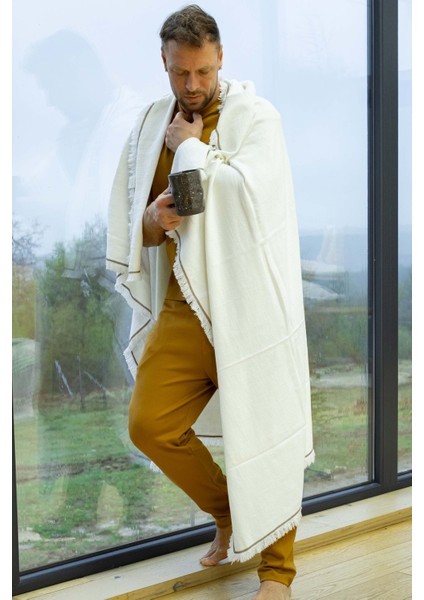 Odin Throw Koltuk Şalı Tv Battaniyesi 130X170 Krem modelleri